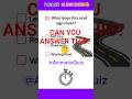 🔥 😱 Can You Answer This Road Sign Quiz? 🚗 | 99% FAIL #shorts