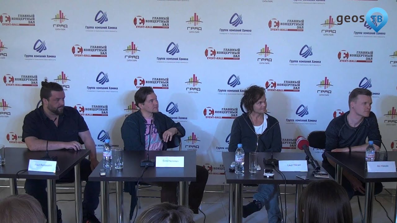 The Rasmus в Воронеже. Пресс-конференция в Event-hall. 2.04.2014.