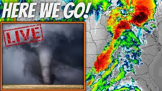 🔴BREAKING WEATHER - Outbreak Ongoing! Ef2+ Tornadoes, Damaging Winds & Huge Hail... Live Coverage