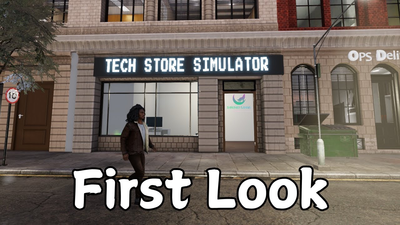 Tech Store Simulator first look - YouTube