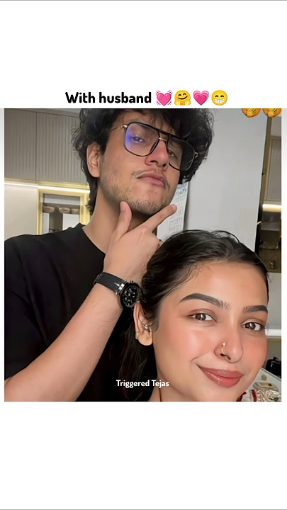 Ruchika with Nischay 💗😁#nischaymalhan #triggeredinsaan #ruchikarathore #shorts