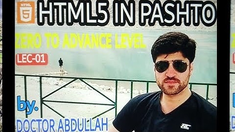 HTML5 IN PASHTO