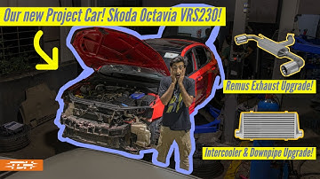 Our new OCTAVIA VRS230 gets a Remus Exhaust System, Milltek Downpipe and an Intercooler Upgrade!