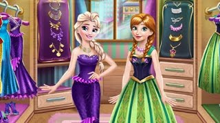 Princess disney Frozen: Frozen Wardrobe Cleaning, setup game Elsa and Anna Princess screenshot 3
