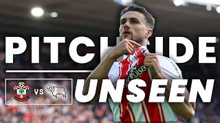 Defeating Derby Pitchside Unseen Southampton 2-1 Derby County