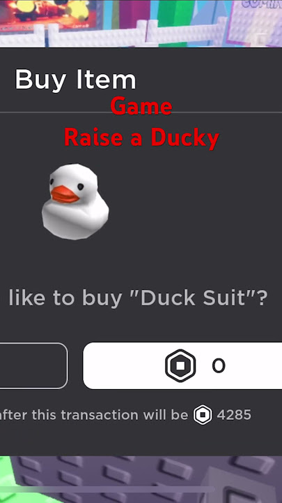 Claiming Free Ugc “Ducky Suit” #freeugc #roblox #ugc #easy