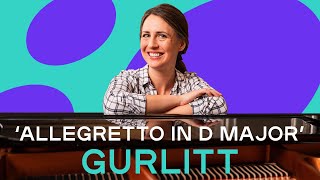 How to play 'Allegretto in D Major' by Cornelius Gurlitt on the piano -- Playground Sessions
