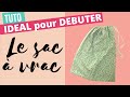 Tuto  le sac  vrac ou sac pochon idal en premier projet pour dbuter la couture