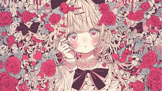 ♪【かわいいフリーBGM】秘密のローズガーデン 🌹 まったり/ほのぼの/きらきら/1時間/作業用/配信用/オープニング/アニメ/イラスト/漫画  cute background music screenshot 4