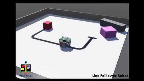 Line Follower Robot ||Simulation || SDTech Robotics