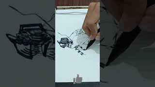 TUTORIAL CARA GAMBAR DENJI CHAINSAW MAN ❗HOW TO DRAW CHAINSAW MAN shorts fyp ytshorts