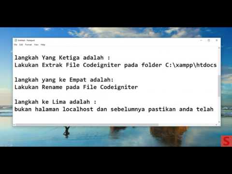 Tutorial Codeigniter Part 1 untuk Pemula