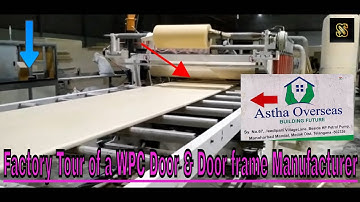 WPC Doors & Door Frames  | Wood Plastic Composite WPC Manufacturing Production Process#sushree Sumi