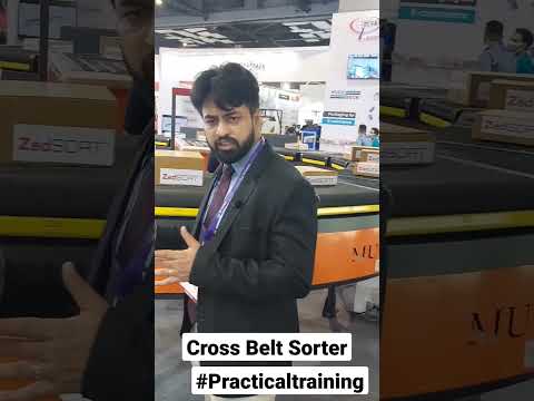 Cross belt sorter