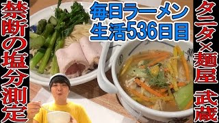 【ラーメン】タニタ食堂×麺屋 武蔵コラボ！野菜盛り沢山の健康つけ麺をすする 丸の内 タニタ食堂 【Ramen 飯テロ】SUSURU TV.第536回