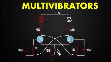 Transistors Capacitors in Multivibrator Circuits - Flip Flops explained in Hindi Urdu