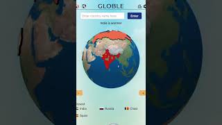 Globle (5/29/24)#shorts #travel #map #geography