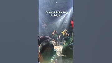 Defeated Sanity live in Saigon, Vietnam. #metal #defeatedsanity #death #saigon #music #live
