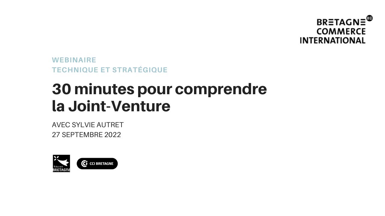 30 minutes pour comprendre la Joint Venture YouTube