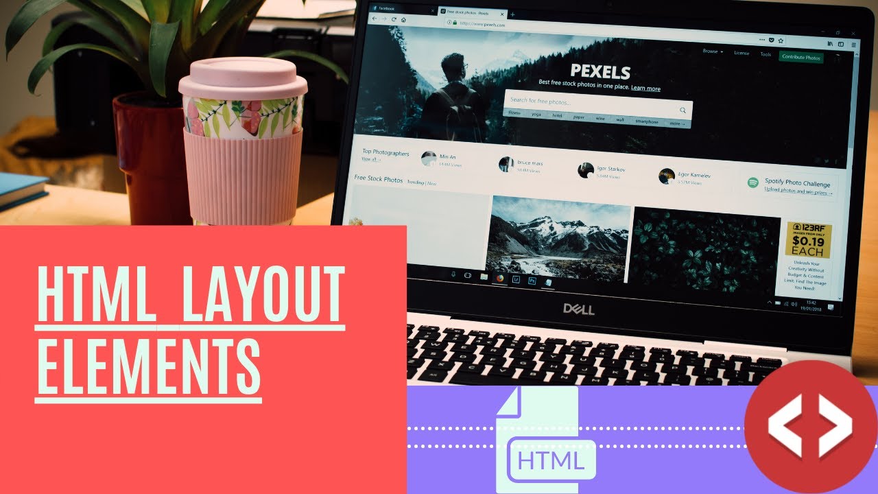 HTML Layout  elements | basic layout for webpage | HTML | CSS | techniques | for beginners