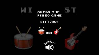GUESS THE VIDEO GAME #music #challenge #shorts