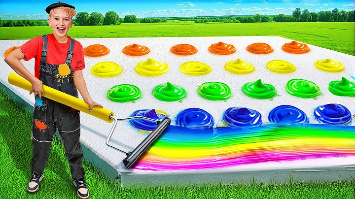 Painting GIANT vs TINY Art Challenge!