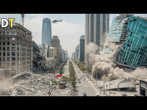 Powerful Earthquake in Chile Today! 6.4 Earthquake Destroyed Buildings in Capiapo!