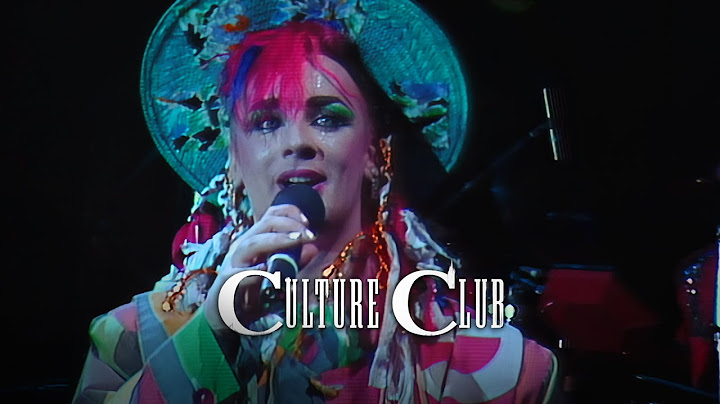 Karma Chameleon Live version - Live performance video thumbnail