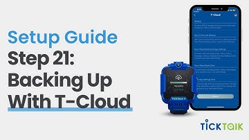 Using T-Cloud to Back Up Your TickTalk 4 Data and Settings | TickTalk 4 Setup Guide
