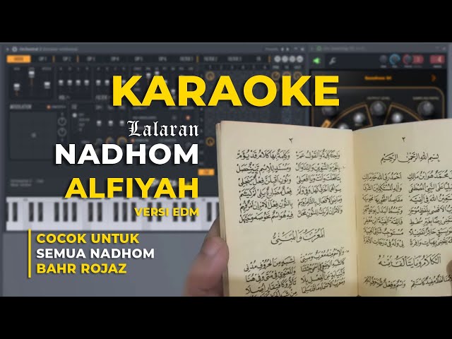 BARU! Karaoke Nadhom Alfiyah Ibni Malik (Musik Instrumen + Teks Lirik Tanpa Vokal) class=