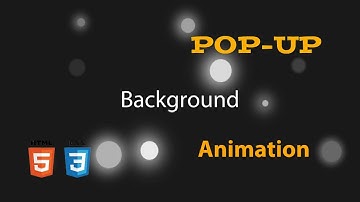 Exclusive First Look At Popup Background Animation For The Website | HTML CSS | #viral   #trending