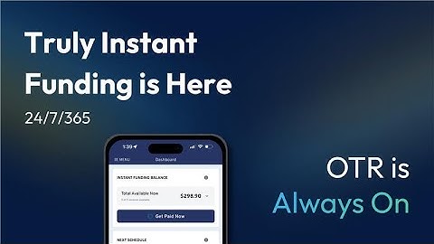 Truly Instant Funding Is Here