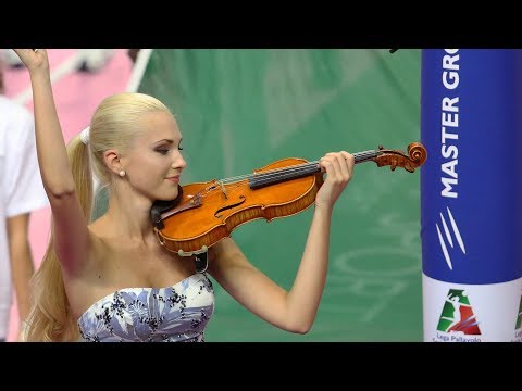 Anastasiya Petryshak - Inno di Mameli, finale di Supercoppa Italiana [Violino]