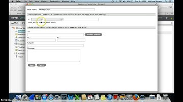 Groupwise FWD to Gmail Rule