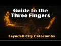 Guide through the leyndell city catacombs to get to the three fingers  elden ring guide