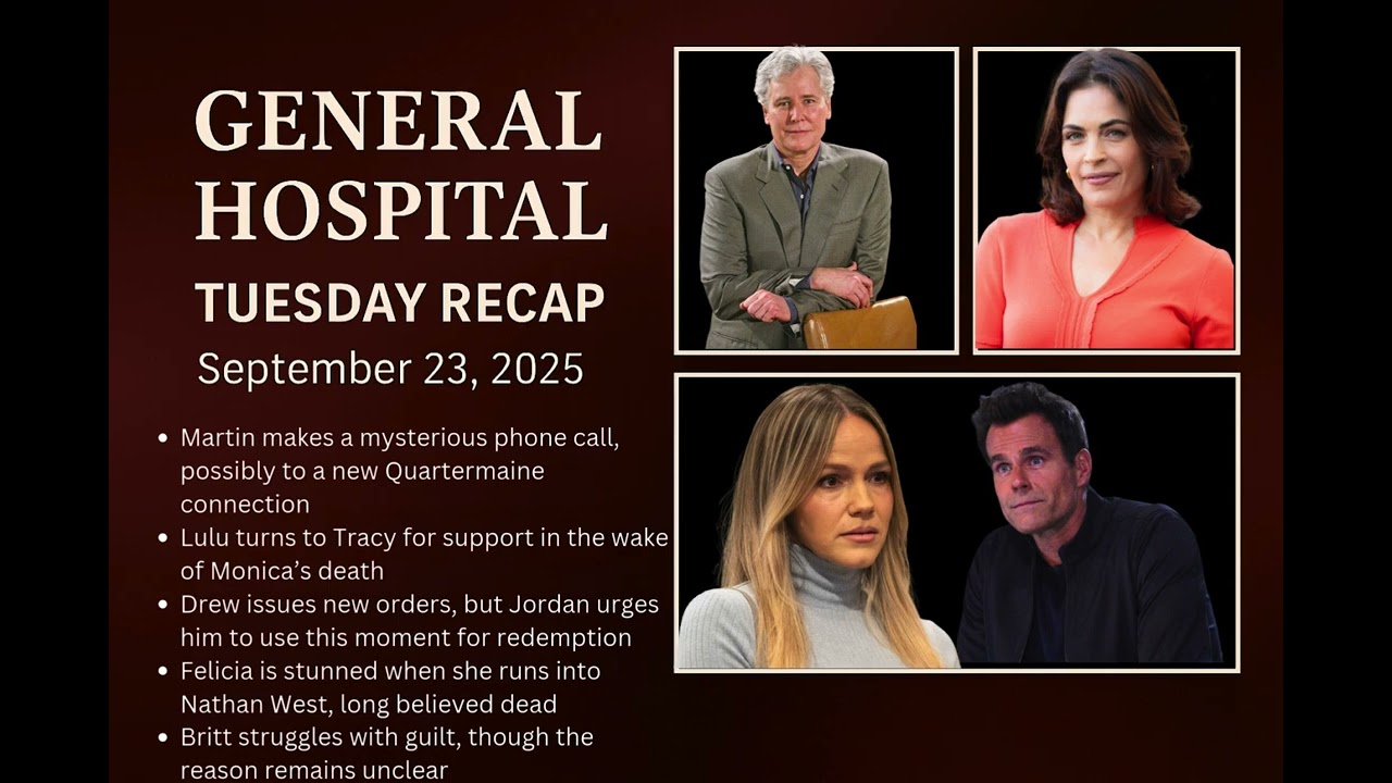 😭💔 Heartbreak & Surprises in Port Charles | GH Recap Sept 22–26, 2025 🔥