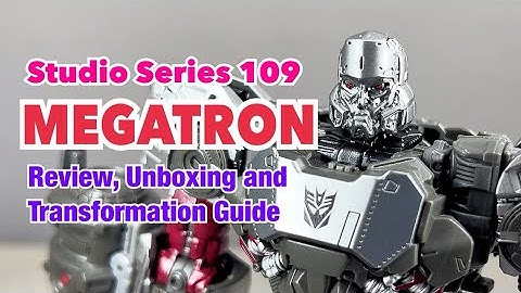 Transformers Studio Series 109 Concept Art Megatron - review, unboxing and transformation guide