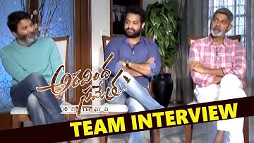 Aravinda Sametha Team Funny Interview With Anchor Shyamala | JR NTR, Trivikram, Jagapathi Babu