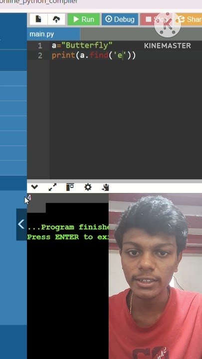 python find function #problemsolvingintamil #learnpythonintamil #coding ...