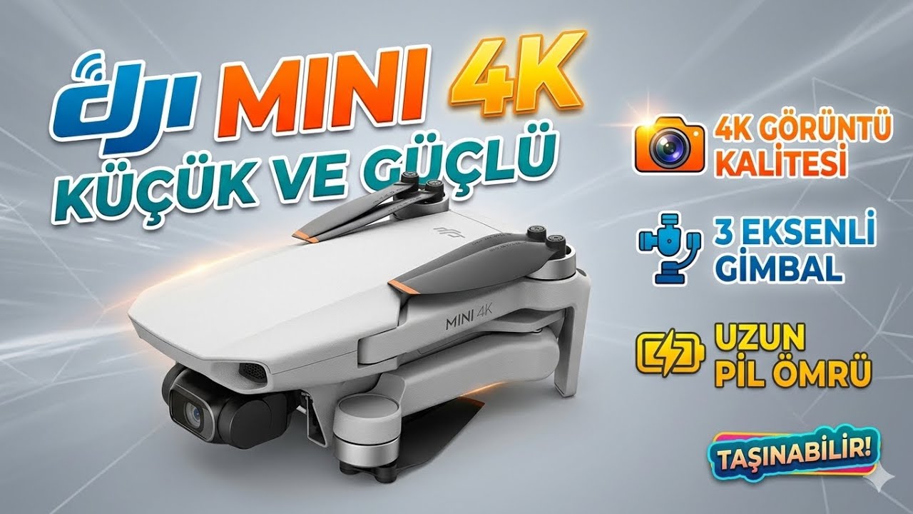 DJİ MİNİ 4K İNCELEDİK
