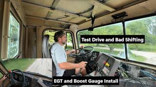 GPE Episode 46 EGT and Boost Gauge Install, and Test Drive 1982 IH CO9670 with BC3 Cummins