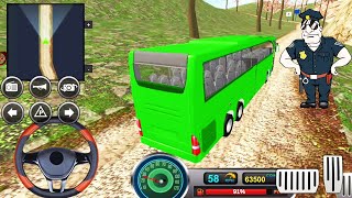 Real Offroad Bus Coach Driver Simulator – Uphill Passengers Bus Driving #12 – Android Gameplay screenshot 2