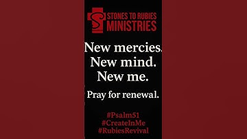 Thumbnail of 📆 August 11 – Psalm 51 Create in Me a Clean Heart. Lord, purify my heart and renew my spirit.
