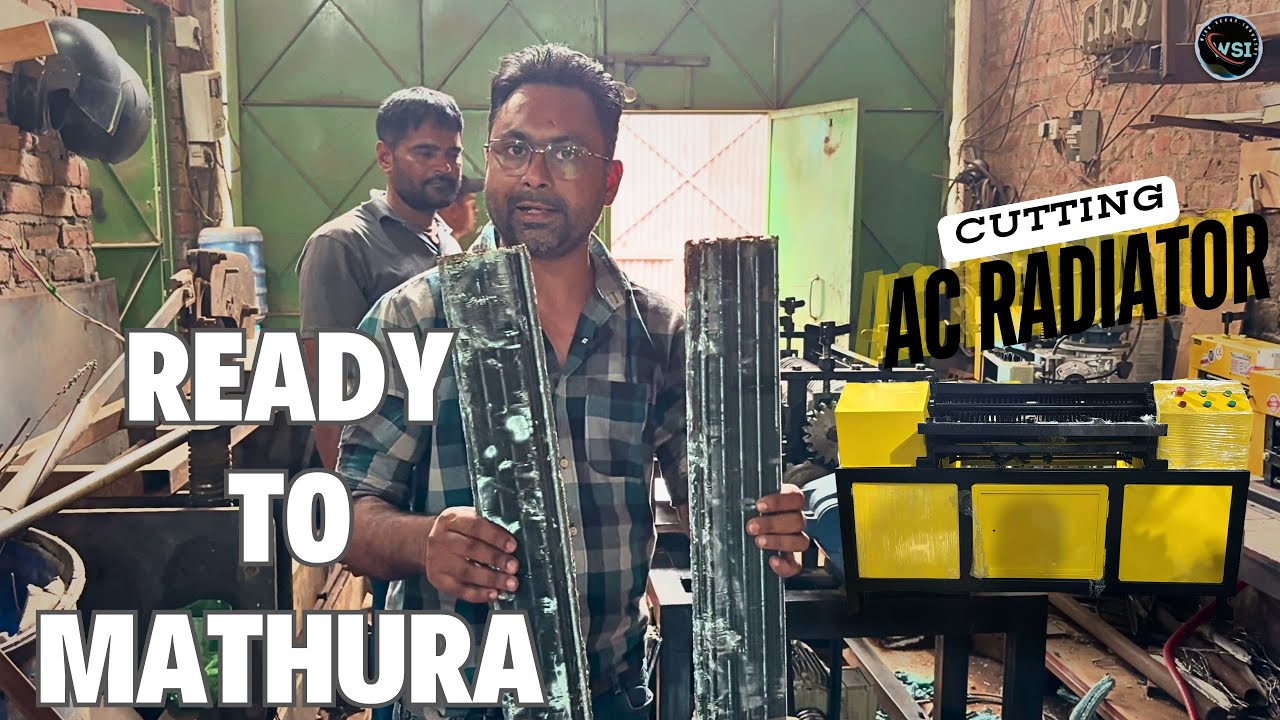 Cutting Radiators AC Radiator Separator Or Cutting Machine Successfully All Over India ...