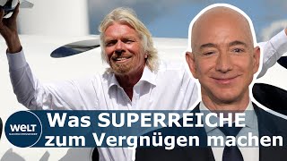 WETTLAUF DER SUPERREICHEN: Space-Tourismus – Welcher Milliardär fliegt zuerst ins All?