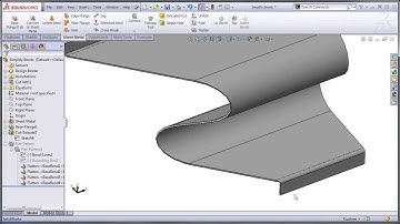 SolidWorks Sheet Metal: Normal Cuts and Simplify Bends