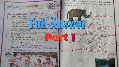 || class 3rd STD Maths|| chapter -2 Numbers|| part-1 || Full answer#class3maths #class3