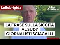 Per fortuna la siccit colpisce il sud giornalisti sciacalli lollobrigida al contrattacco