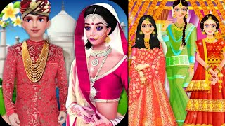Royal Indian Wedding Girl Dressup Simulator Game | Indian Wedding Android Gameplay | New Wedding screenshot 2