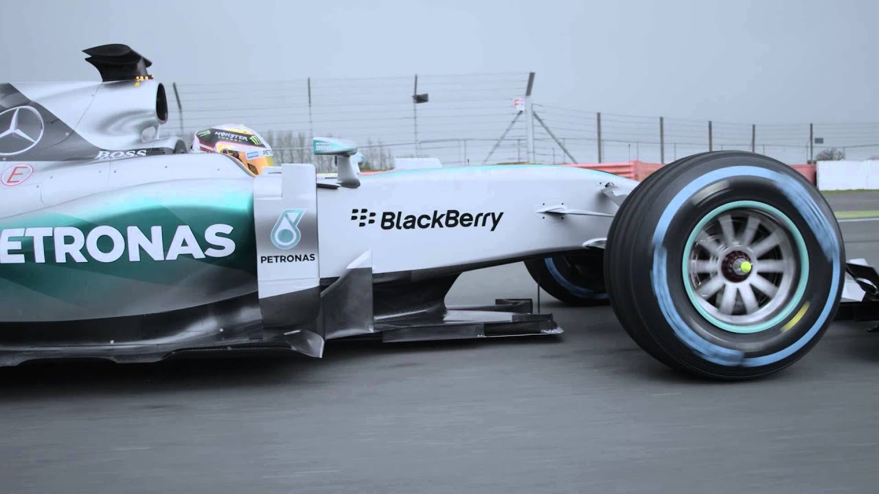 Mercedes F1 W06 Hybrid on track